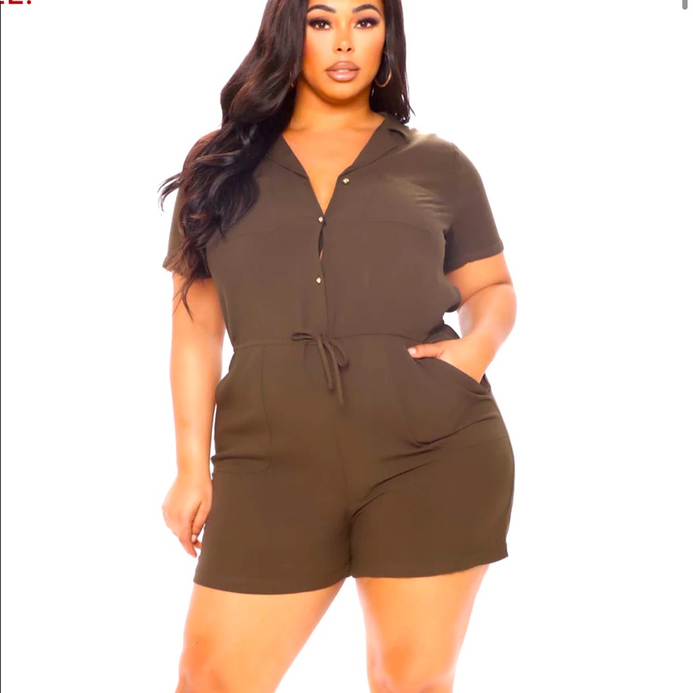 Womens 1x fashion nova romper.